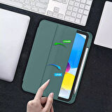 Apple iPad 11.Nesil 11 İnç 2025 Kılıf Premium Kalem Bölmeli Uyku Modlu Kapaklı Smart Case