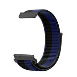 Huawei Watch GT6 46mm İle Uyumlu Ayarlanabilir Cırt Cırtlı Yumuşak Spor Kumaş Örgü Kordon