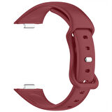 Huawei Watch Fit3 Fit 4 Fit 4 Pro İle Uyumlu İnce Ve Zarif Tasarım Silikon Kordon Kayış