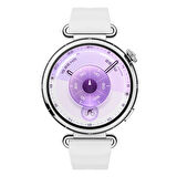 Sneezy Huawei Watch GT6 41mm İle Uyumlu SoftFlex Metal Tokalı Spor Silikon Akıllı Saat Kordonu