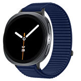 Samsung Galaxy Watch 8 44mm 40mm 47mm İle Uyumlu Naylon Spor Loop Kordon Ayarlanabilir Rahat ve Dayanıklı
