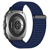 Samsung Galaxy Watch 8 44mm 40mm 47mm İle Uyumlu Naylon Spor Loop Kordon Ayarlanabilir Rahat ve Dayanıklı