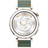 Huawei Watch GT5 Pro 42mm İle Uyumlu Dalga Desenli Tokalı Yumusaş Soft Silikon Kordon