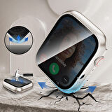 İOS Watch Series 7 8 9 41mm Uyumlu Hayalet PC Sert Kasa Ekran Koruycu 360 Güvenli Koruma