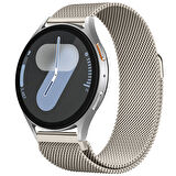 Samsung Galaxy Watch 4 5 6 7 Seri 40 42 43 44 46 47mm Uyumlu Manyetik Milanese Loop Metal Kordon 