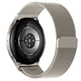 Samsung Galaxy Watch 4 5 6 7 Seri 40 42 43 44 46 47mm Uyumlu Manyetik Milanese Loop Metal Kordon 