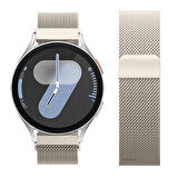 Samsung Galaxy Watch 4 5 6 7 Seri 40 42 43 44 46 47mm Uyumlu Manyetik Milanese Loop Metal Kordon 