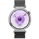 Huawei Watch GT6 41mm İle Uyumlu Dalga Desenli Tokalı Yumusaş Soft Silikon Kordon