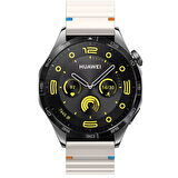 Huawei Watch GT4 46mm İle Uyumlu Dalga Desenli Tokalı Yumusaş Soft Silikon Kordon