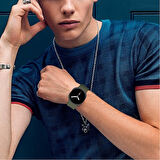 Samsung Galaxy Watch 8 44mm 40mm İle Uyumlu Metal Tokalı PureLux Soft Silikon Kordon