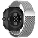 Samsung Galaxy Watch Ultra 47mm İle Uyumlu Milanese Paslanmaz Manyetik Tokalı Metal Hasır Kordon