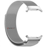 Samsung Galaxy Watch Ultra 47mm İle Uyumlu Milanese Paslanmaz Manyetik Tokalı Metal Hasır Kordon