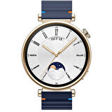 Huawei Watch GT4 41mm İle Uyumlu Dalga Desenli Tokalı Yumusaş Soft Silikon Kordon