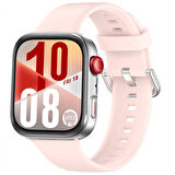 Huawei Watch Fit 4 Fit 4 Pro İle Uyumlu Metal Tokalı Yumusaş Soft Silikon Kordon Kayış