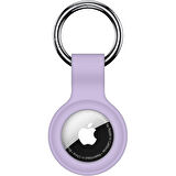 Apple AirTag Uyumlu Silikon Koruyucu Anahtarlık Arkası Kapalı Düşmez Yıkanabilir