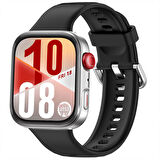 Huawei Watch Fit 4 Fit 4 Pro İle Uyumlu Metal Tokalı Yumusaş Soft Silikon Kordon Kayış
