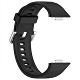 Huawei Watch Fit 4 Fit 4 Pro İle Uyumlu Metal Tokalı Yumusaş Soft Silikon Kordon Kayış
