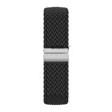 Sneezy Huawei Watch GT5 46mm İle Uyumlu 22mm Metal Klips Solo Fiberlink Örgü Kordon