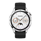 Sneezy Huawei Watch GT5 46mm İle Uyumlu 22mm Metal Klips Solo Fiberlink Örgü Kordon