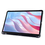 Honor Pad X9 Pad X8 Pro 11.5 Üçgen Katlanabilir Kapak Kalemlikli Dikey Standlı Akıllı Tablet Kılıfı