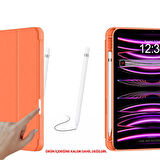 Apple iPad 11.Nesil 11 İnç 2025 Kılıf Premium Kalem Bölmeli Uyku Modlu Kapaklı Smart Case