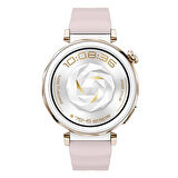 Sneezy Huawei Watch GT5 Pro 42mm İle Uyumlu SoftFlex Metal Tokalı Spor Silikon Akıllı Saat Kordonu