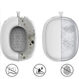 AirPods Max İle Uyumlu Şeffaf Tam Koruma Kılıfı Seti 5 Parça Darbelerden Çizilmelerden Koruma Seti