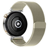 Huawei Watch GT6 41mm Uyumlu Manyetik Milanese Loop Metal Kordon 