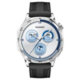 Sneezy Huawei Watch GT4 46mm ile Uyumlu Metal Tokalı Dikiş Detaylı Şık Dokuma Silikon Kordon