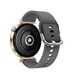 Huawei Watch GT6 41mm İle Uyumlu Yumuşak PureLux Soft Tokalı Silikon Kordon