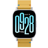 Redmi watch 5 Lite 5 Active İle Uyumlu Dalga Desenli Tokalı Yumusaş Soft Silikon Kordon
