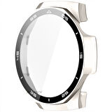 Huawei Watch GT5 Pro 46mm Kasa Uyumlu Kılıf Sert PC Kasa ve Ekran Koruyucu Kılıf