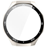 Huawei Watch GT5 Pro 46mm Kasa Uyumlu Kılıf Sert PC Kasa ve Ekran Koruyucu Kılıf