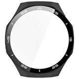 Huawei Watch GT5 Pro 46mm Kasa Uyumlu Kılıf Sert PC Kasa ve Ekran Koruyucu Kılıf