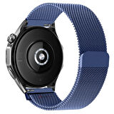 Huawei Watch GT5 Pro 46mm Uyumlu Manyetik Milanese Loop Metal Kordon 