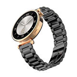 Huawei Watch Gt5 41mm İle Uyumlu Ironweft Paslanmaz Döküm Çelik Metal Kordon