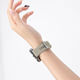 Sneezy Huawei Watch GT6 Pro 46mm İle Uyumlu Spor Silikon Metal Tokalı Soft Saat Kordonu