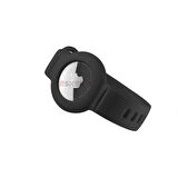 Apple AirTag Yüksek Kaliteli Anahtarlık ve Bileklik Kılıfı 360 Tam Koruma Silikon Kordon