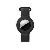 Apple AirTag Yüksek Kaliteli Anahtarlık ve Bileklik Kılıfı 360 Tam Koruma Silikon Kordon