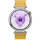 Huawei Watch GT6 41mm İle Uyumlu Dalga Desenli Tokalı Yumusaş Soft Silikon Kordon