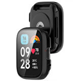 Xiaomi Redmi Watch 3 Active / Lite Uyumlu Güçlendirilmiş 360 Kasa ve Ekran Koruyucu