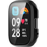 Xiaomi Redmi Watch 3 Active / Lite Uyumlu Güçlendirilmiş 360 Kasa ve Ekran Koruyucu