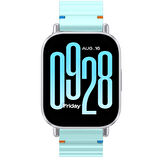 Redmi watch 5 Lite 5 Active İle Uyumlu Dalga Desenli Tokalı Yumusaş Soft Silikon Kordon