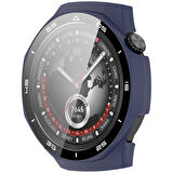 Huawei Watch GT5 Pro 46mm Kasa Uyumlu Kılıf Sert PC Kasa ve Ekran Koruyucu Kılıf