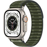 Apple Watch Uyumlu 44 45 46mm Utra 49mm Fabric Spor Yumuşak Kumaş Kordon Seri 2 3 4 5 6 Se 7 8 9 10