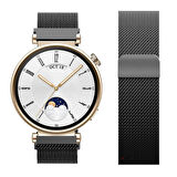 Huawei Watch GT4 41mm Uyumlu Manyetik Milanese Loop Metal Kordon 