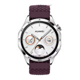 Sneezy Huawei Watch GT5 46mm İle Uyumlu 22mm Metal Klips Solo Fiberlink Örgü Kordon