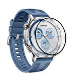 Sneezy Huawei GT5 46mm İle Uyumlu Polymer Temperli Nano 0.5 mm Watch Ekran Koruyucu
