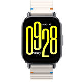 Redmi watch 5 Lite 5 Active İle Uyumlu Dalga Desenli Tokalı Yumusaş Soft Silikon Kordon