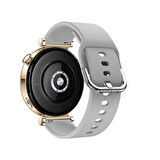 Huawei Watch GT5 41mm İle Uyumlu A Kalite Yumuşak PureLux Soft Tokalı Silikon Kordon